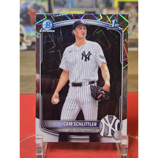 2025 Bowman Chrome Lazer Cam Schlittler