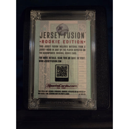 Chipper Jones /10 2024-25 Jersey Fusion Rookie Quad Worn Patch