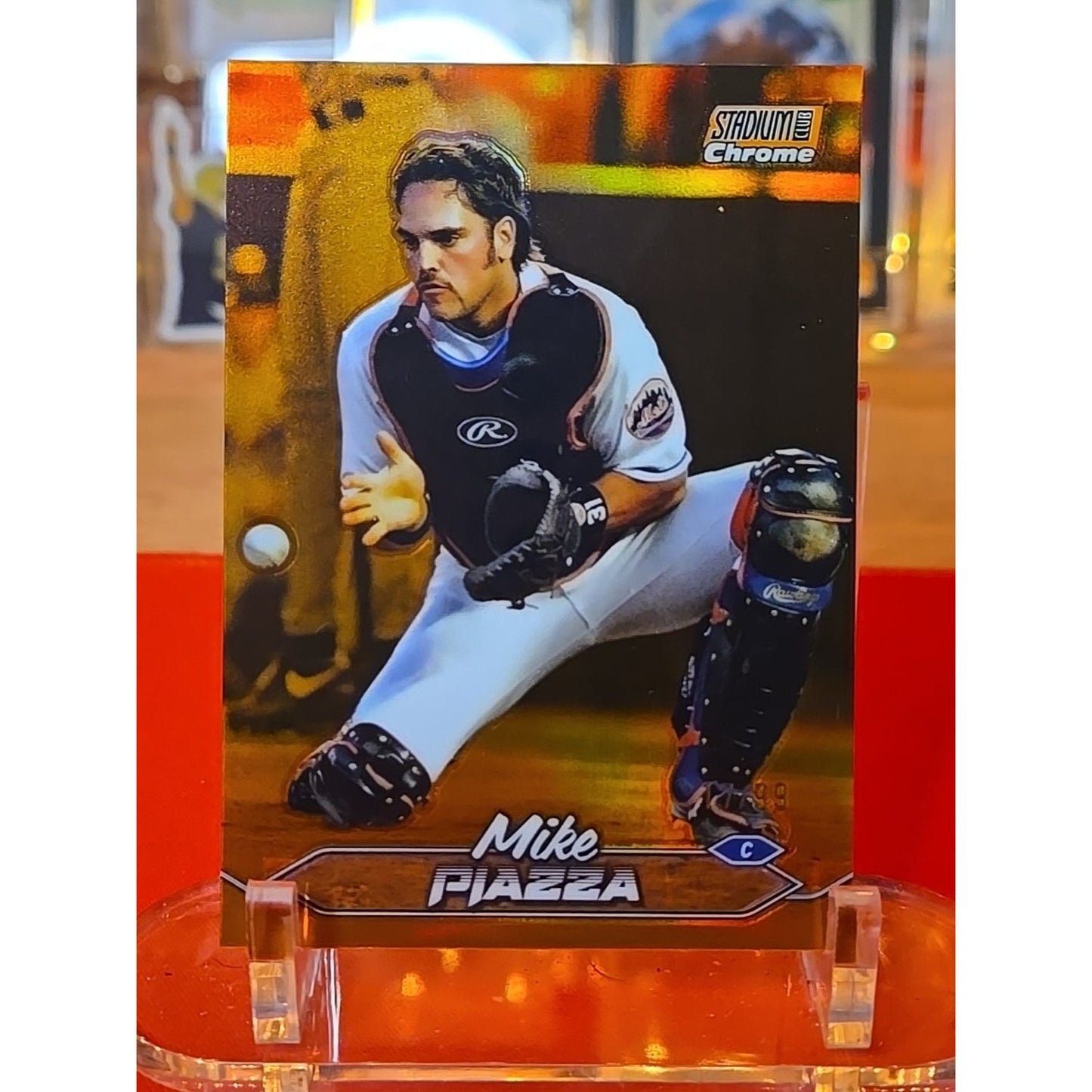 2024 Topps Stadium Club - Mike Piazza #144 Chrome Orange /98