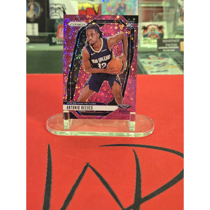 2024-25 Panini Prizm - Antonio Reeves #253 Pink Fast Break Prizm /50 (RC)
