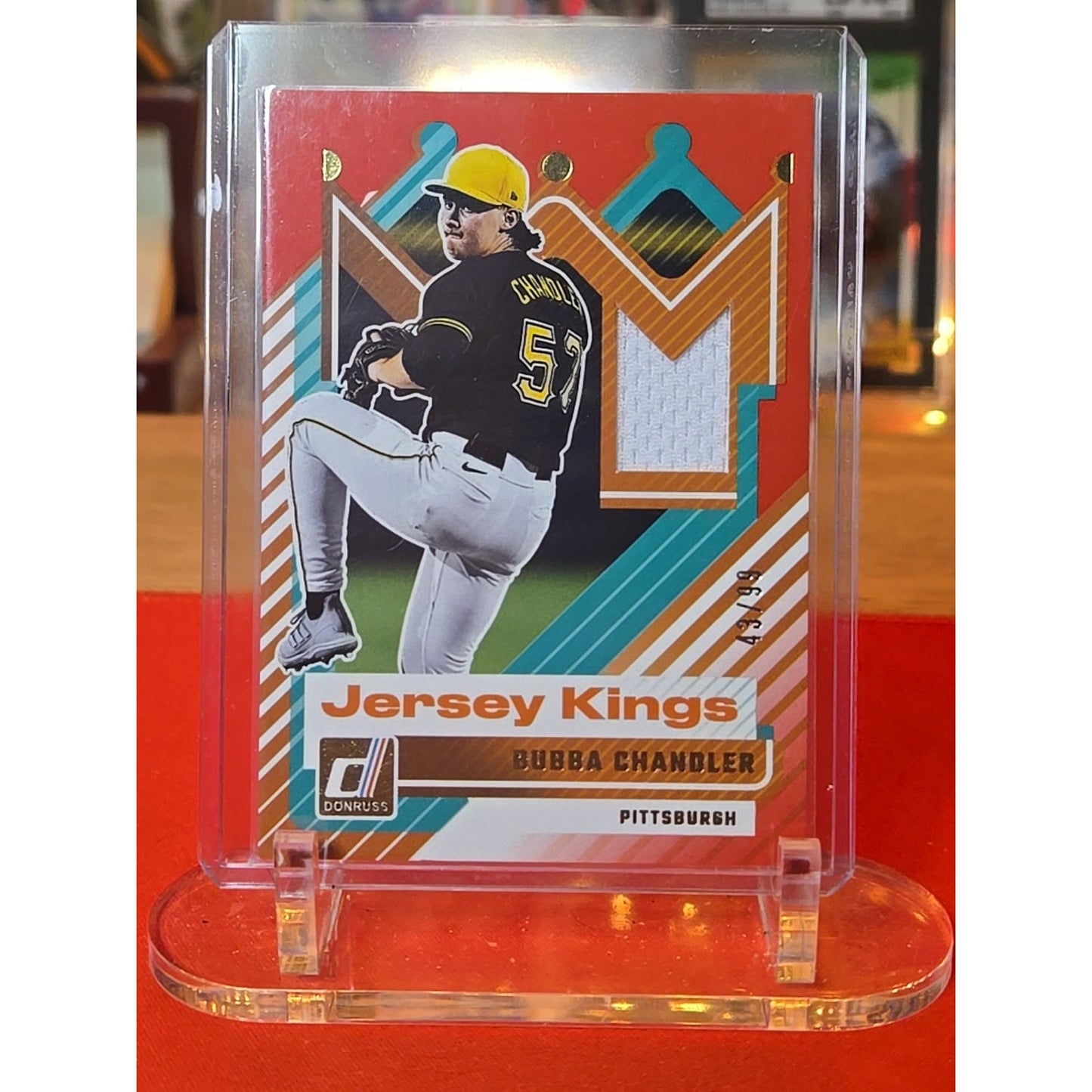 2025 Panini Donruss - Jersey Kings Bubba Chandler #JK-BC Red /99 (RC)