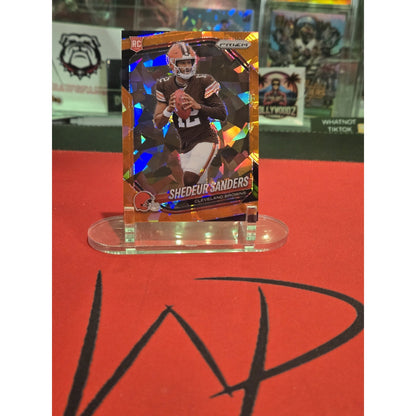 2025 Panini Prizm Shedeur Sanders Orange Ice Prizm RC #302