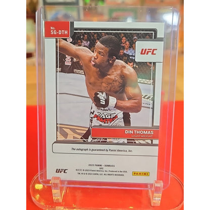 Din Thomas 2023 Donruss Auto Purple Flood