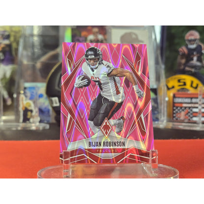 Bijan Robinson /75 Pink Seismic 2025 Panini Phoenix 112