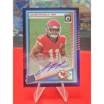 2025 Donruss Optic Rated Rookie Jalen Royals Auto /42