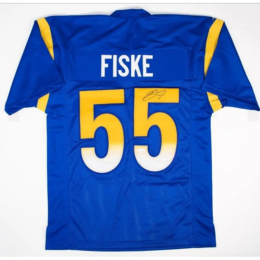 Braden Fiske Autographed Custom Jersey JSA