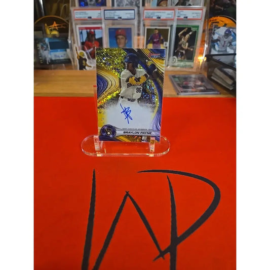 Braylon Payne /50 2024 Bowman’s Best Autographs #B24 BP Gold Mini Diamond