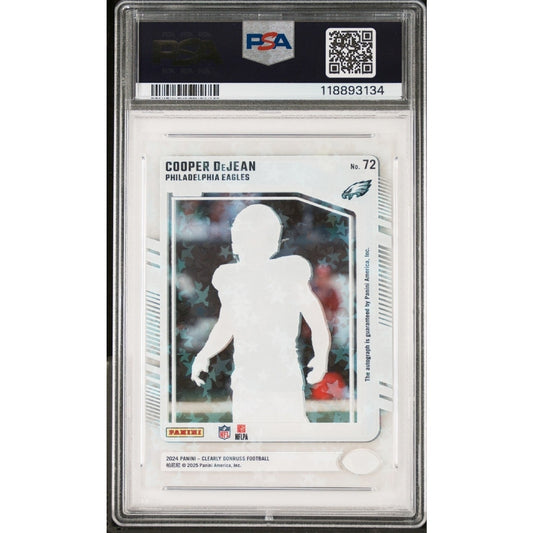 Cooper Dejean /49 Autograph Stars - 2024 Clearly Donruss Rated Rookie