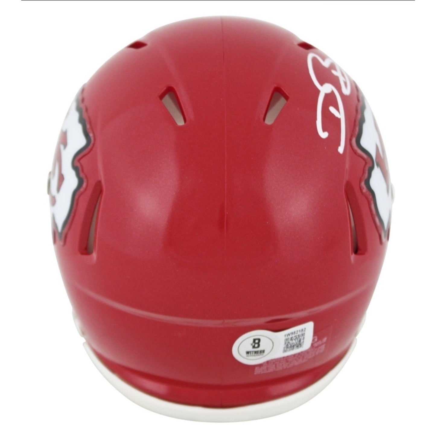 Dwayne Bowe Autographed Kansas City Chiefs Speed Mini Helmet-Beckett W Hologram