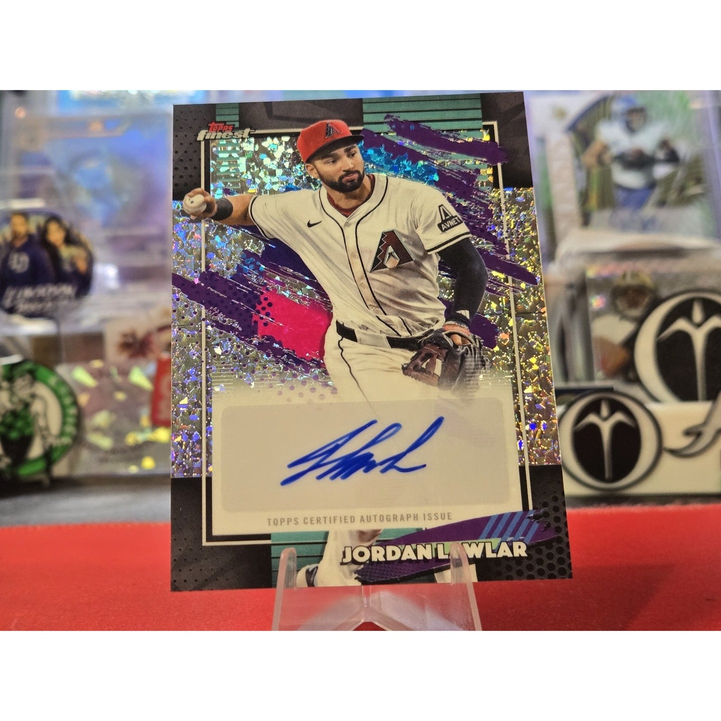 Jordan Lawler Auto 2026 Topps Finest #FMA-Mini Diamond Refractor