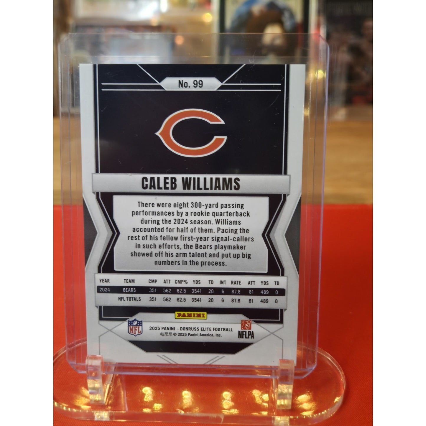 2025 Panini Donruss Elite - Caleb Williams #99 Purple /49