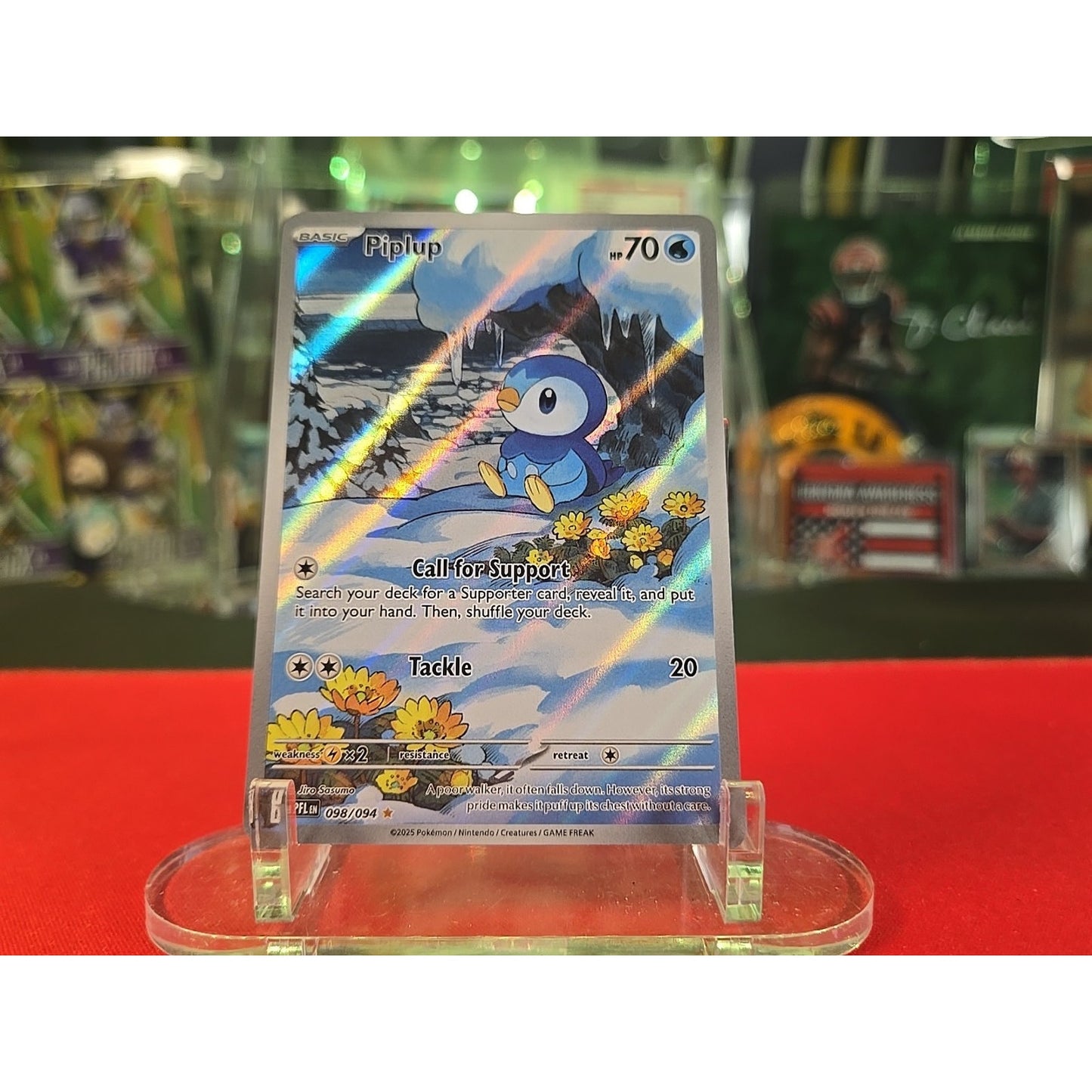 Piplup 098/094 Me02: Phantasmal Flames Holo