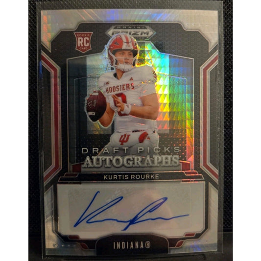 Kurtis Rourke 2025 Prizm Draft Picks Draft Picks Autographs Rookie Silver Prizm