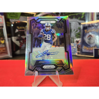 Jonathan Taylor 2023 Panini Prizm - #127 Silver Prizm Autographs (AU)