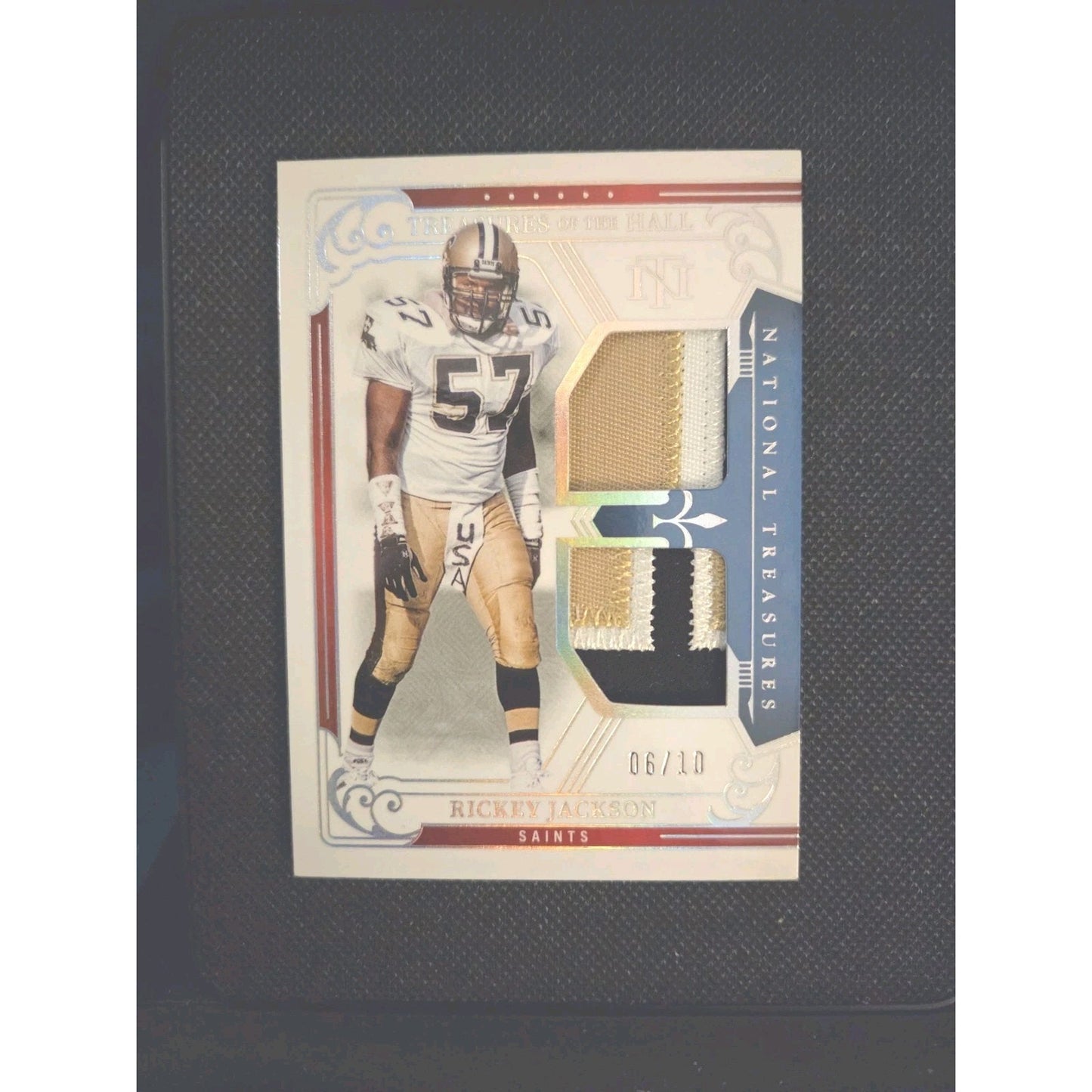 Rickey Jackson /10 Dual 3 Color Patch 2025 Panini National Treasures Saints