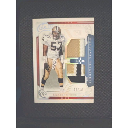 Rickey Jackson /10 Dual 3 Color Patch 2025 Panini National Treasures Saints