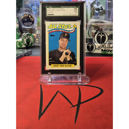 Andy Van Slyke SGC 10 1989 Topps - All-Star #392 Collector's Edition (Tiffany)