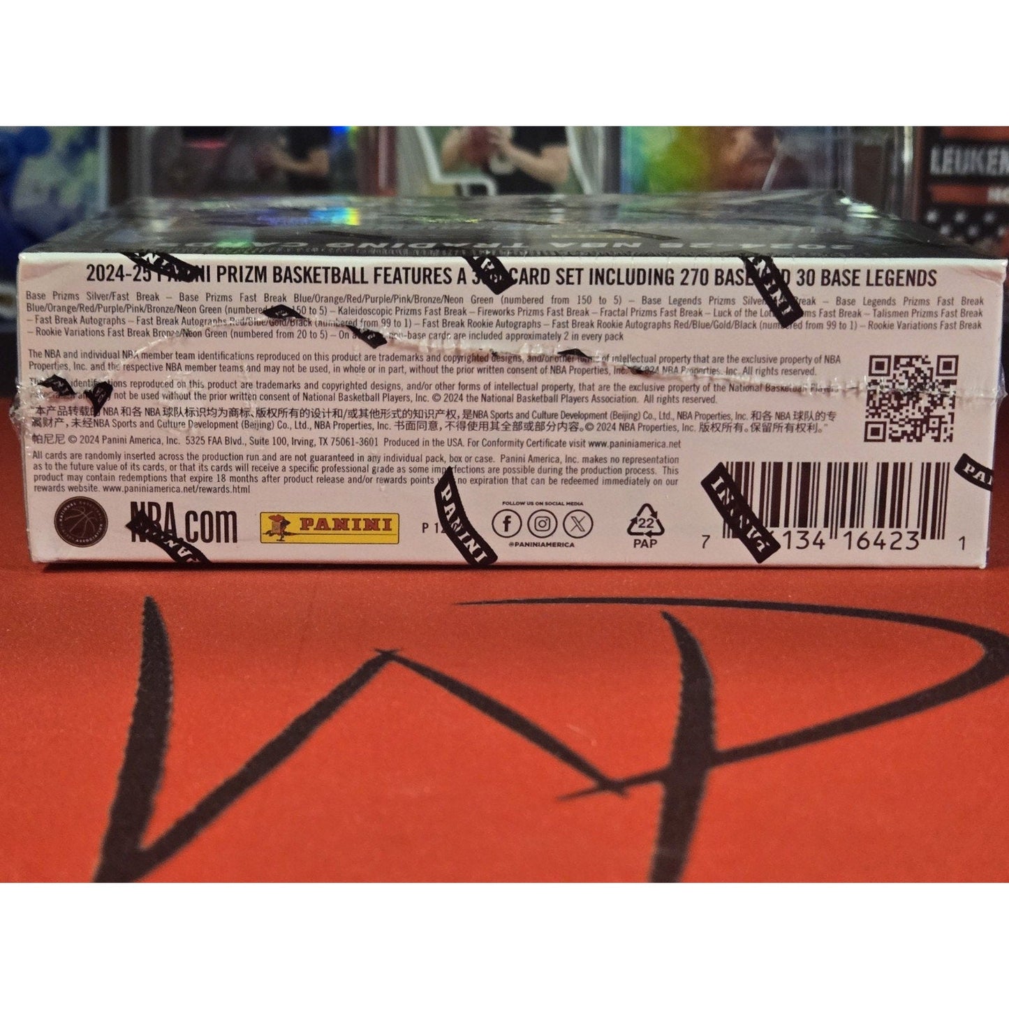 2024-25 PANINI PRIZM BASKETBALL FACTORY SEALED FAST BREAK HOBBY BOX NBA