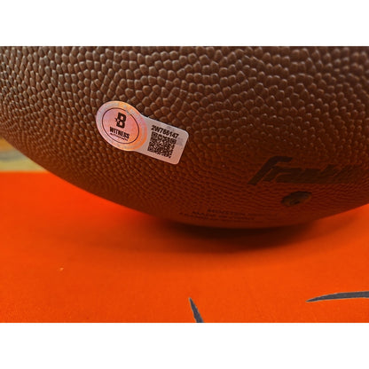 Zach Braun Autographed Eagles Football Beckett Authenticated