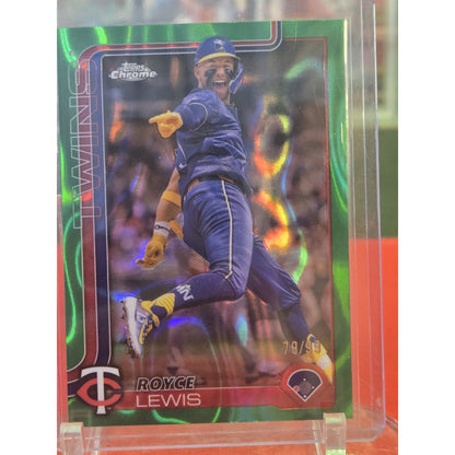 2025 Topps Chrome - Royce Lewis #254 Green Wave Refractor /99