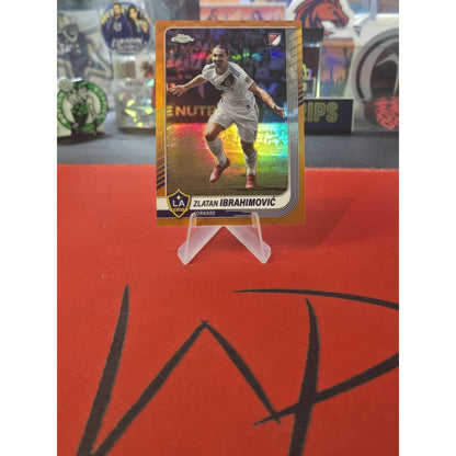 Zlatan Ibrahimovic /25 Orange Refractor 2025 Topps Chrome MLS LA Galaxy