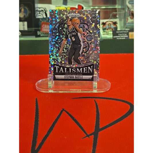 Stephon Castle 2024-25 Panini Prizm Fast Break Talismen #14 Disco (RC)