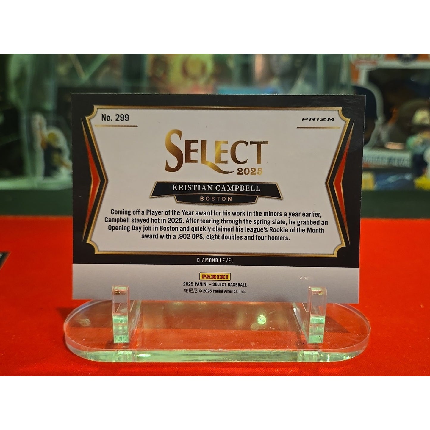 2025 Select Kristian Campbell Diamond Level Silver
