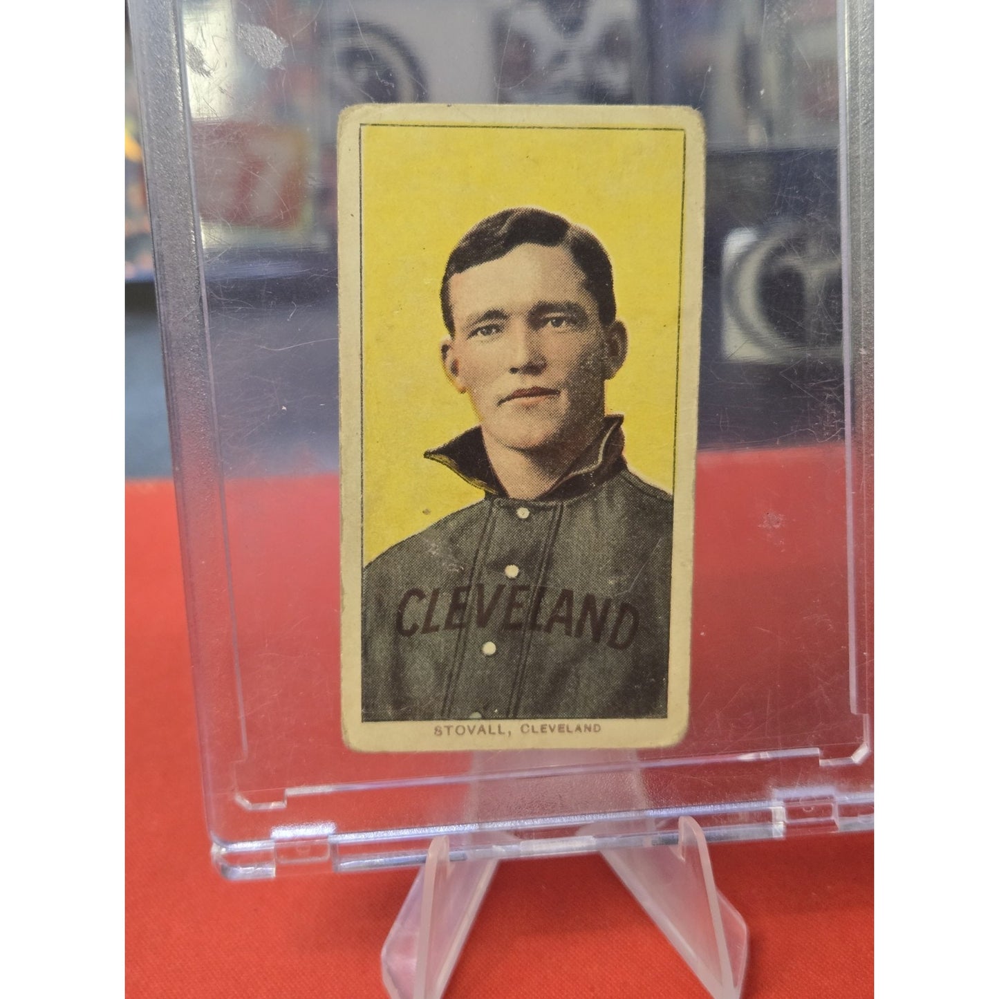George Stovall 1909-11 T206 - 150 Back (RC) Possible Marking On Number