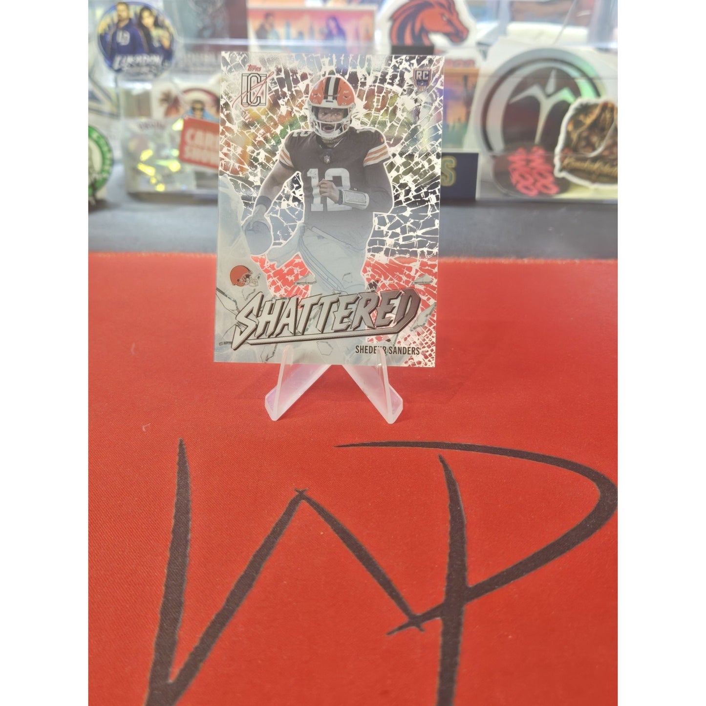 Shedeur Sanders Shattered Topps Signature #12 Cleveland Browns