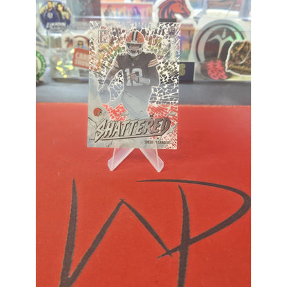 Shedeur Sanders Shattered Topps Signature #12 Cleveland Browns