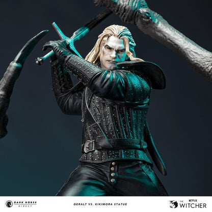 The Witcher Geralt Vs Kikamora Statue Netflix