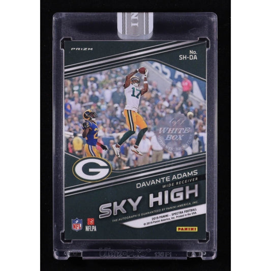 Davante Adams 1/1 Auto 2019 Panini Spectra - Sky High Signatures #SH-DA