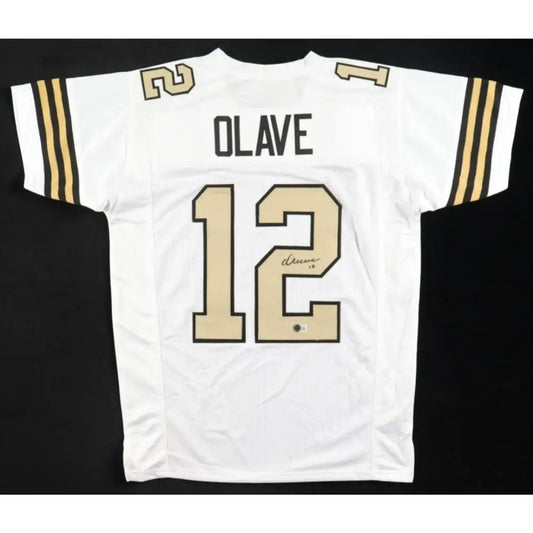 Chris Olave Autographed Signed New Orleans Saints Custom Jersey Beckett COA