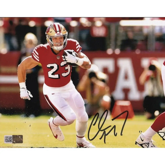 CHRISTIAN McCAFFREY AUTOGRAPHED 8X10 w/COA