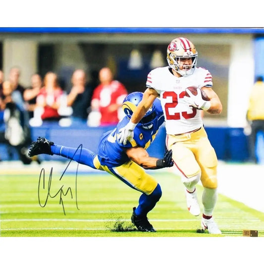 Christian McCaffrey Autographed San Fransico 49ers 16x20 Photo PIA# A108846