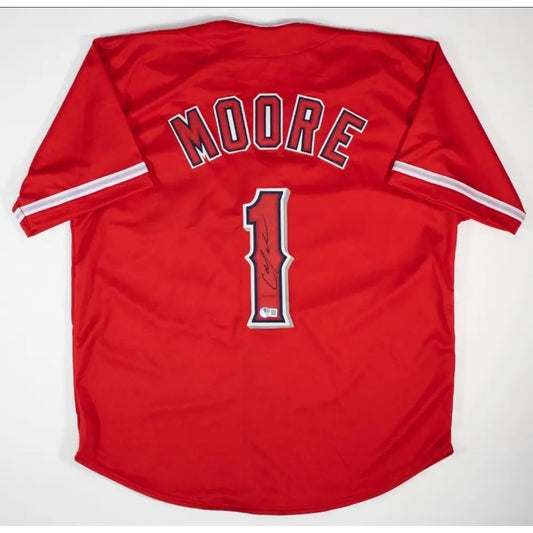 Christian Moore Signed Jersey Los Angeles LA Autographed Auto Beckett COA