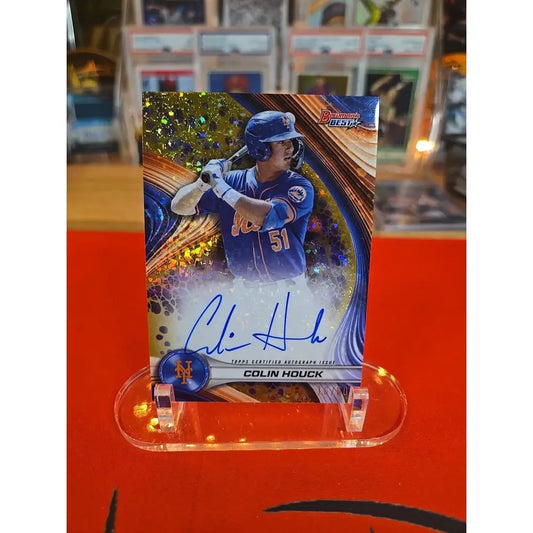 Colin Houck /50 Gold Mini Diamond 2024 Bowman’s Best Best of 2024 Autographs