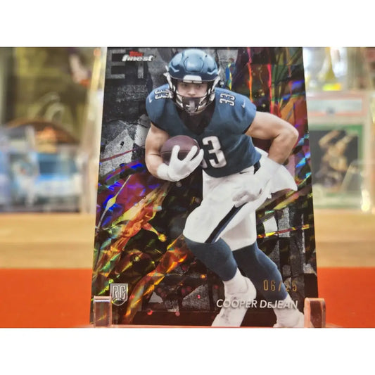 Cooper DeJean /25 2024 Topps Finest #54 Black Refractor (RC)
