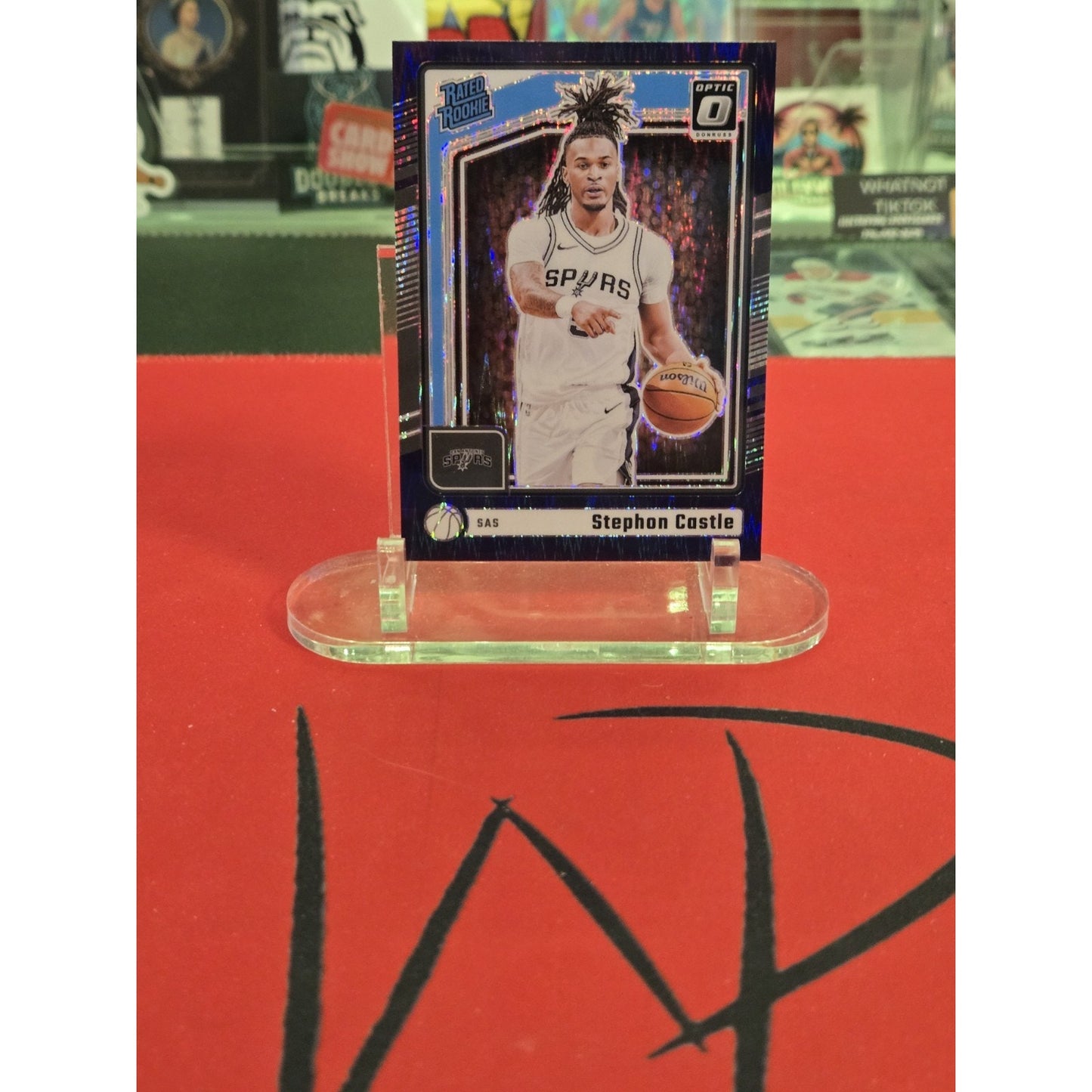 2024-25 Panini Donruss Optic - Rated Rookie Stephon Castle #254 Purple Shock...