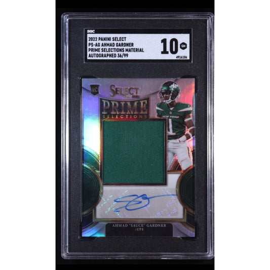 Ahmad Gardner /99 Rc 2022 Select Prime Selections Signatures #PS-25 Silver