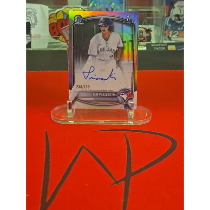 2025 Tim Piasentin Bowman Draft Chrome Refractor Auto 235/499