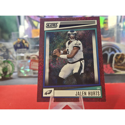 Jalen hurts Score Red Sparkle /499 2022 ONLY ONE ON EBAY