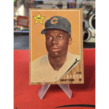Lou Brock Rc 1962 Topps - #387