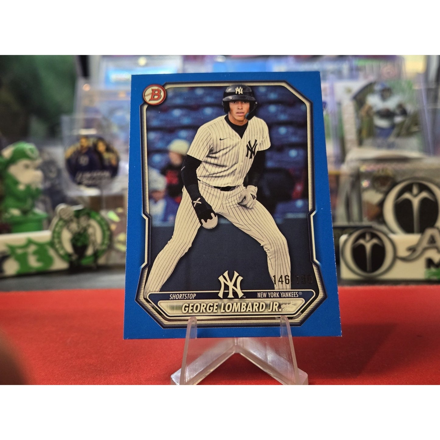 George Lombard Jr. /150 Bowman 2026 #BP-64 Blue Yankees Top Prospect