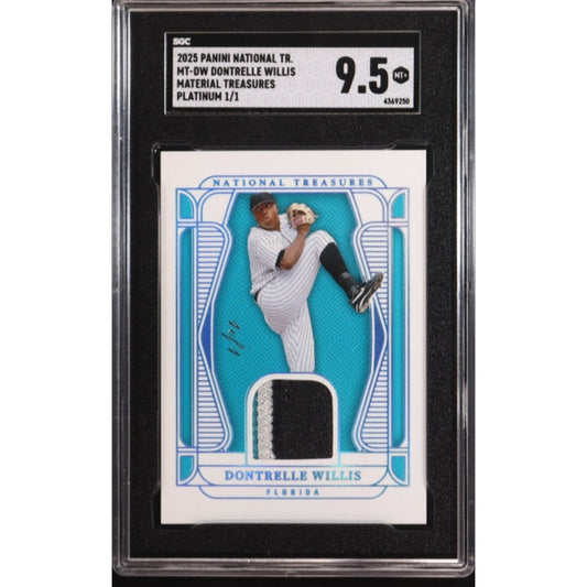Dontrelle Willis 1/1 2025 National Treasures Patch Material Treasures