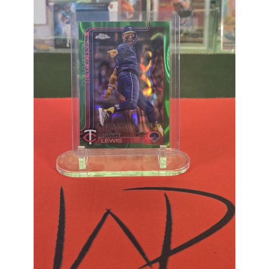 2025 Topps Chrome - Royce Lewis #254 Green Wave Refractor /99