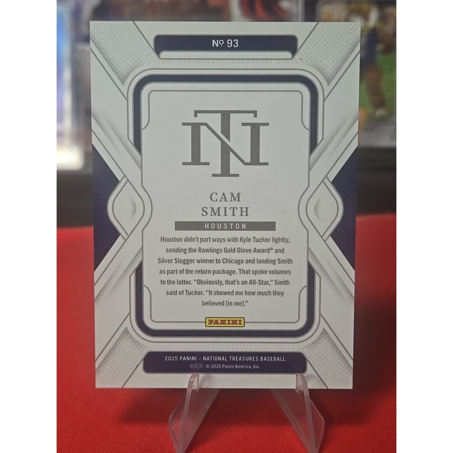Cam Smith /49 Rc 2025 Panini National Treasures #93