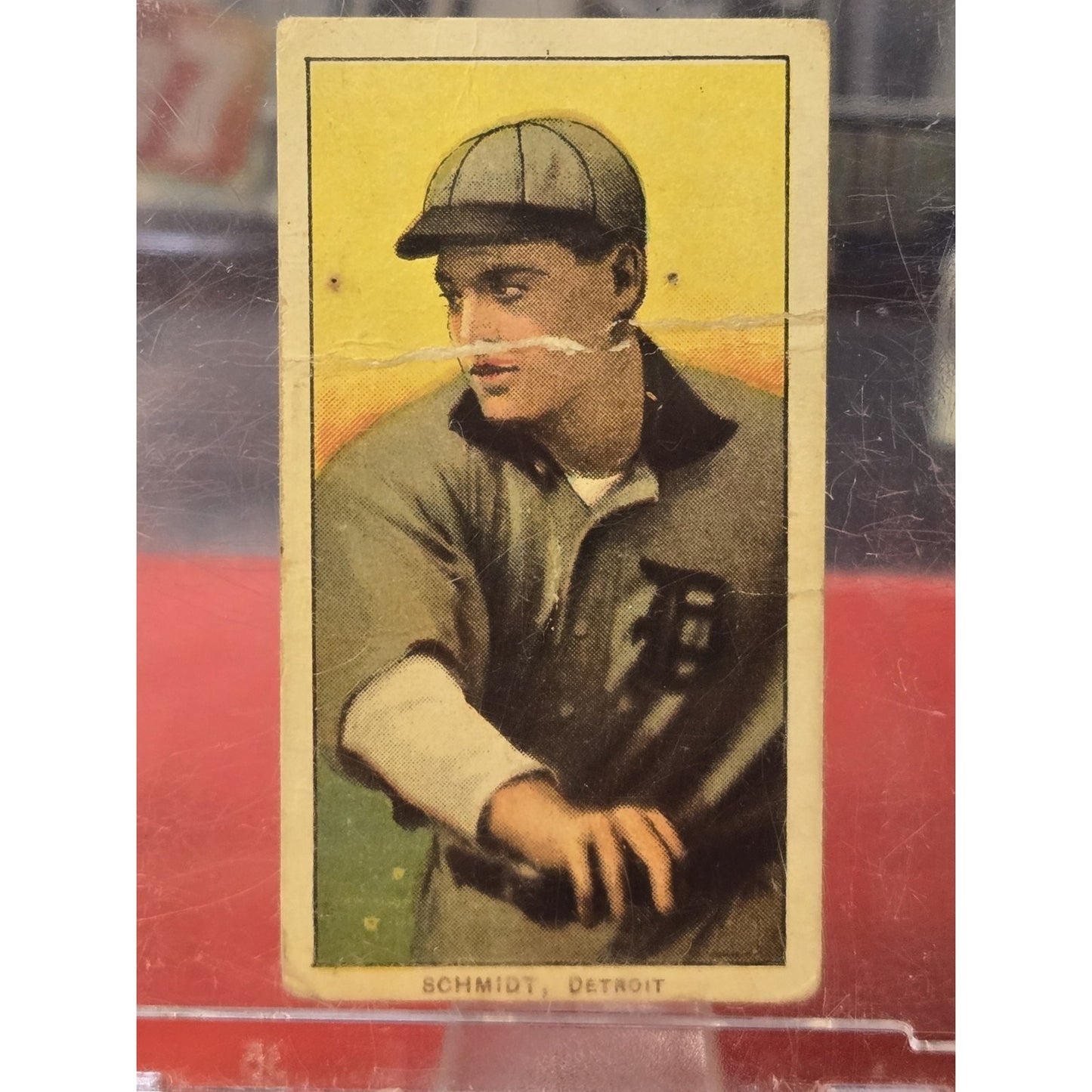 Boss Schmidt 1909-11 T206 - 150 Back Throwing (RC) Crease