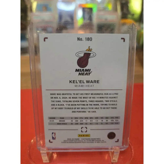 Kel'el Ware 2024-25 Panini Photogenic - Rookies #180 /99 (RC)