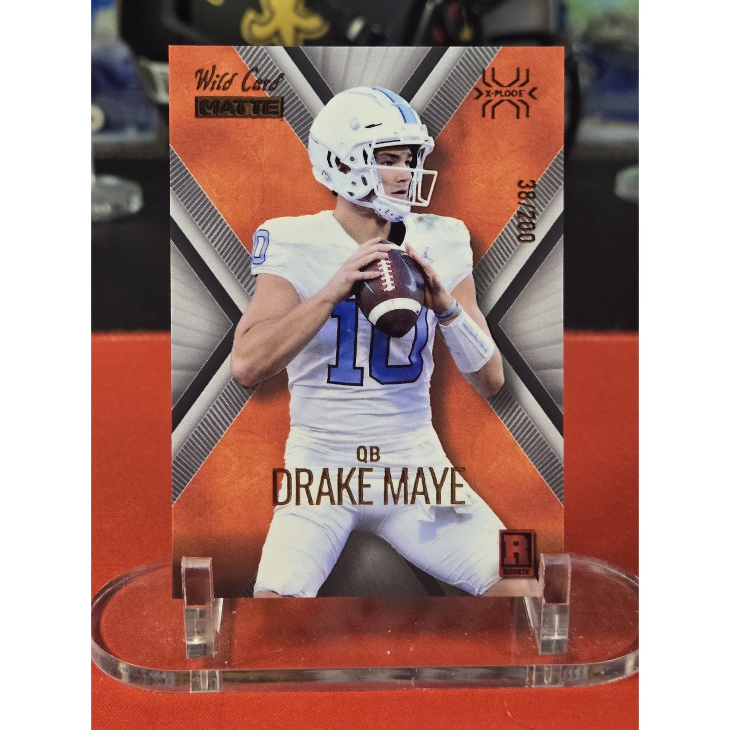 Drake Maye /200 RC 2023 Wild Card Matte X-Plode MXP-DM
